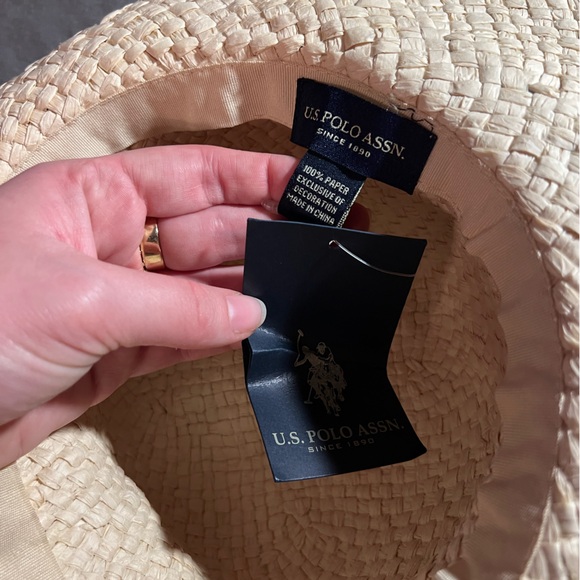 U.S. Polo Assn. — Straw Hat with Strap - Picture 5 of 5